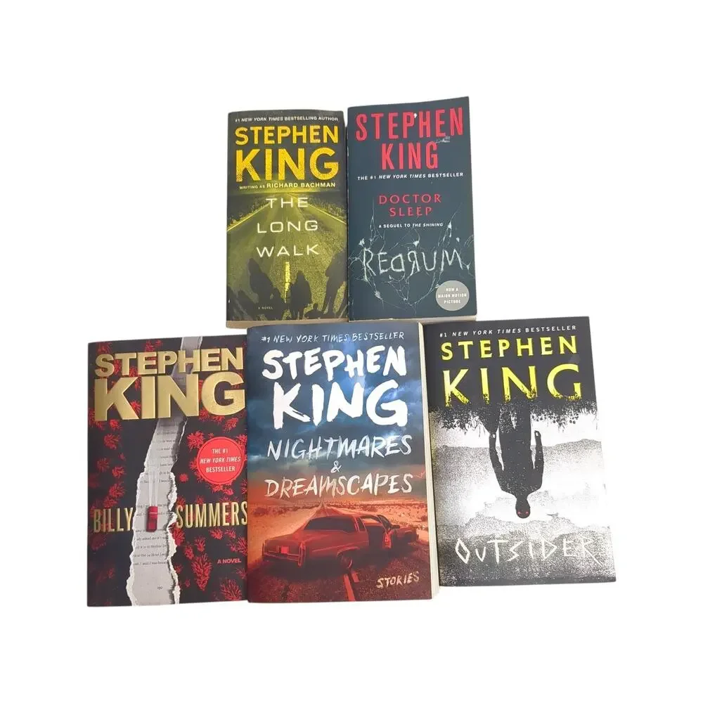 Lot 5 Stephen King Pbk Long Walk . Billy Summers . Doctor Sleep . Outsider ..